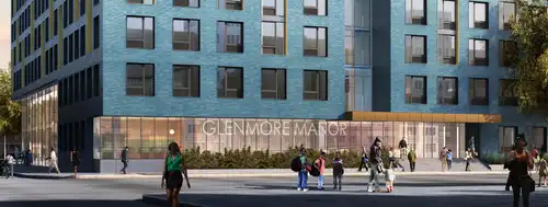 Glenmore Manor, 76 CHRISTOPHER AVENUE, Central Brooklyn, BROOKLYN, NY 11212,  - Residential Entrance